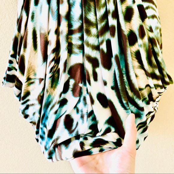 BLOCKOUT⚡️Animal Prints V-Cut Neck Mini Dress_M - Picture 6 of 8